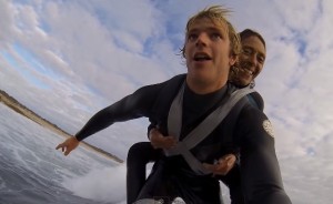 Pascale Honore's dream of surfing was derailed after a car accident left her paraplegic. That was until family friend Tyron Swan came up with a unique solution. Watch Pascale's dream become a reality with a little help from Tyron and a duct tape harness.