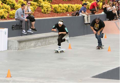 Since the etnies Skatepark opened in 2003, Lake Forest native, Daniel Vargas (left) has been a key player in the local skate scene.  His talent and local knowledge paid off again! Congrats on winning the Lume Cube SkaterCross Contest, Daniel!