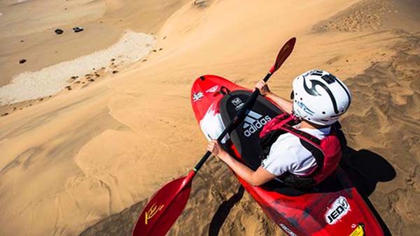 Sand Kayaking