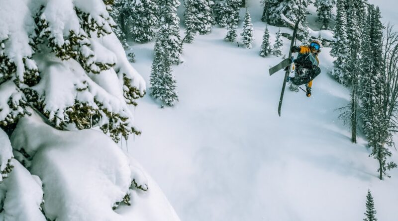 Bobby Brown skis Jackson Hole